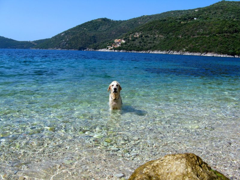 Чистейшее море у острова Лефкада, Греция.