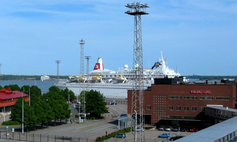 Паромный терминал "VikingLine" в Хельсинки