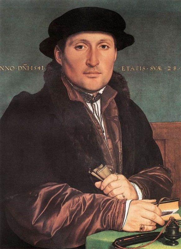 Ганс Гольбейн Младший Портрет молодого человека (1541г.) Музей истории искусств, Вена
