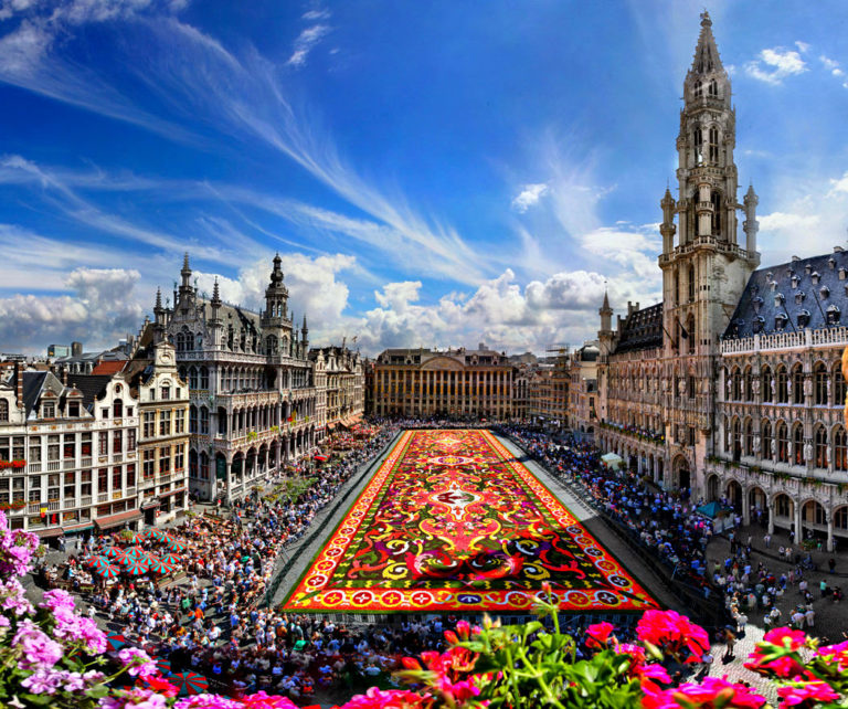 Брюссель (нидерл. Brussel, фр. Bruxelles), площадь Гран-Плас