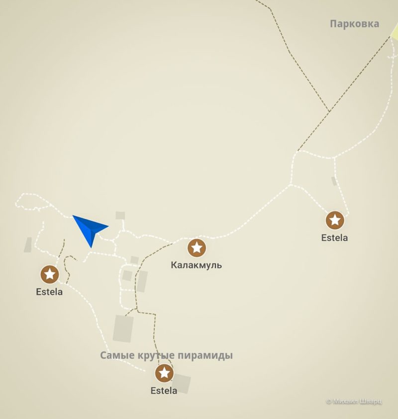 Карта Калакмуль