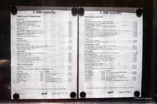 Меню в ресторане Local