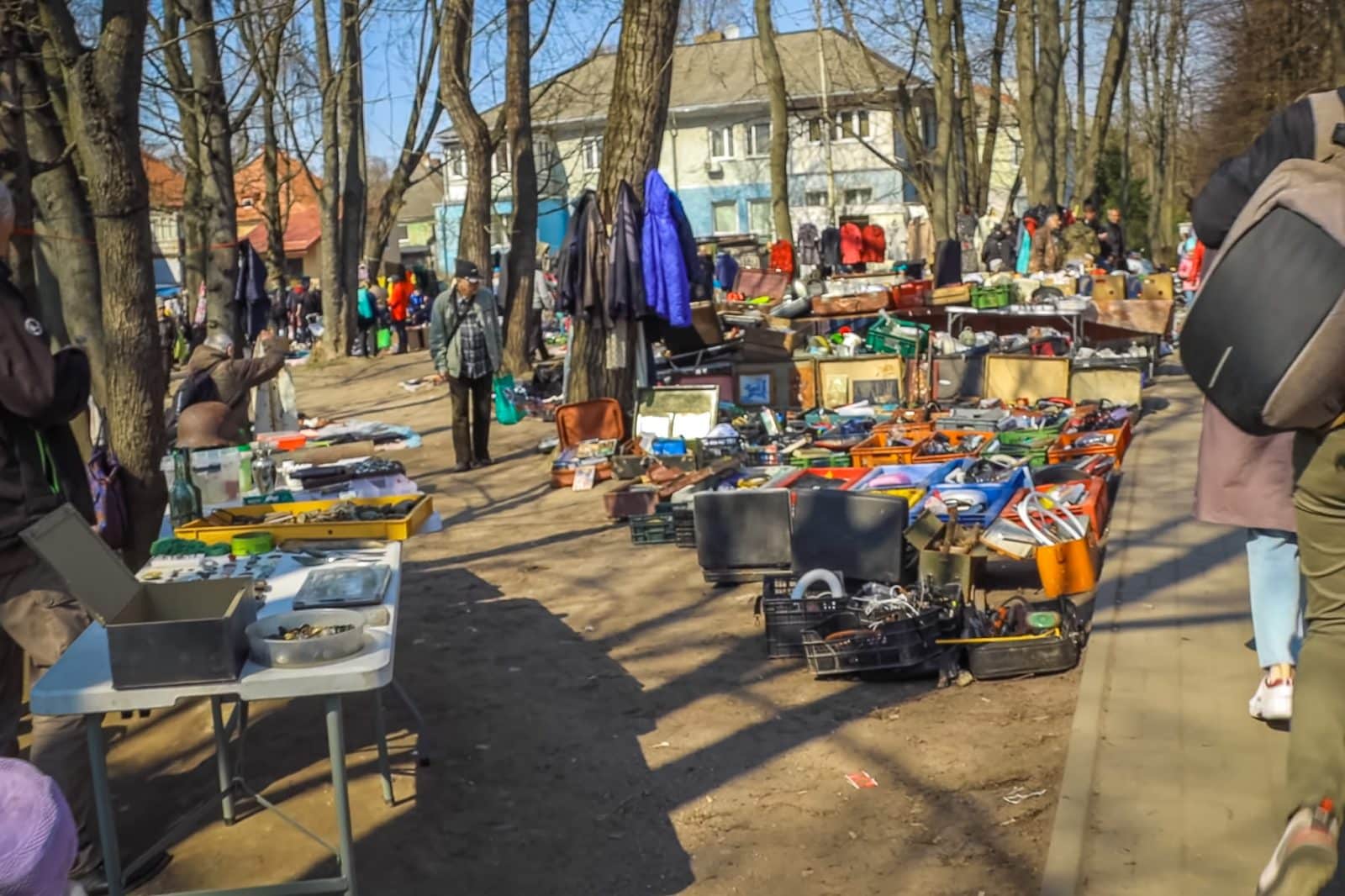 Блошиный рынок в Калининграде